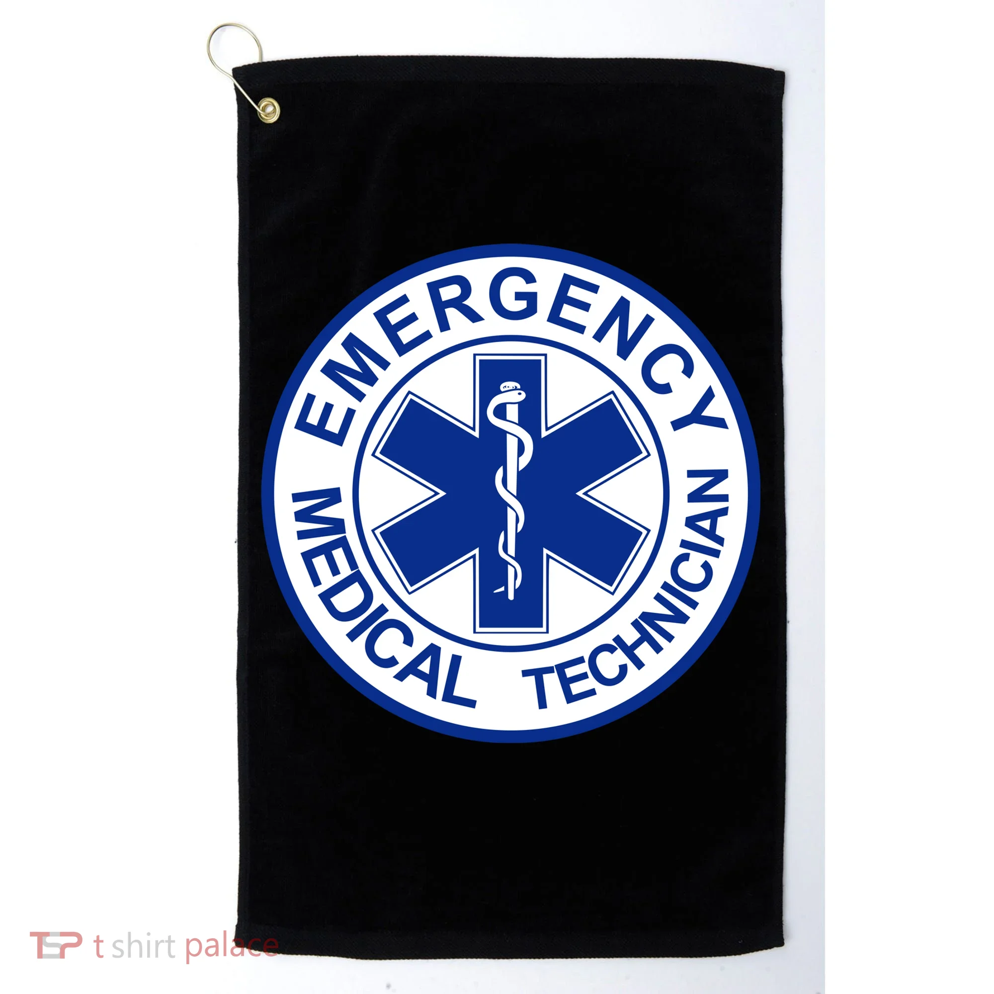 EMT Emergency Medical Technician Logo Golf Towel
