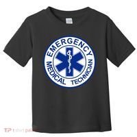 EMT Emergency Medical Technician Logo Toddler T-Shirt thumb 0