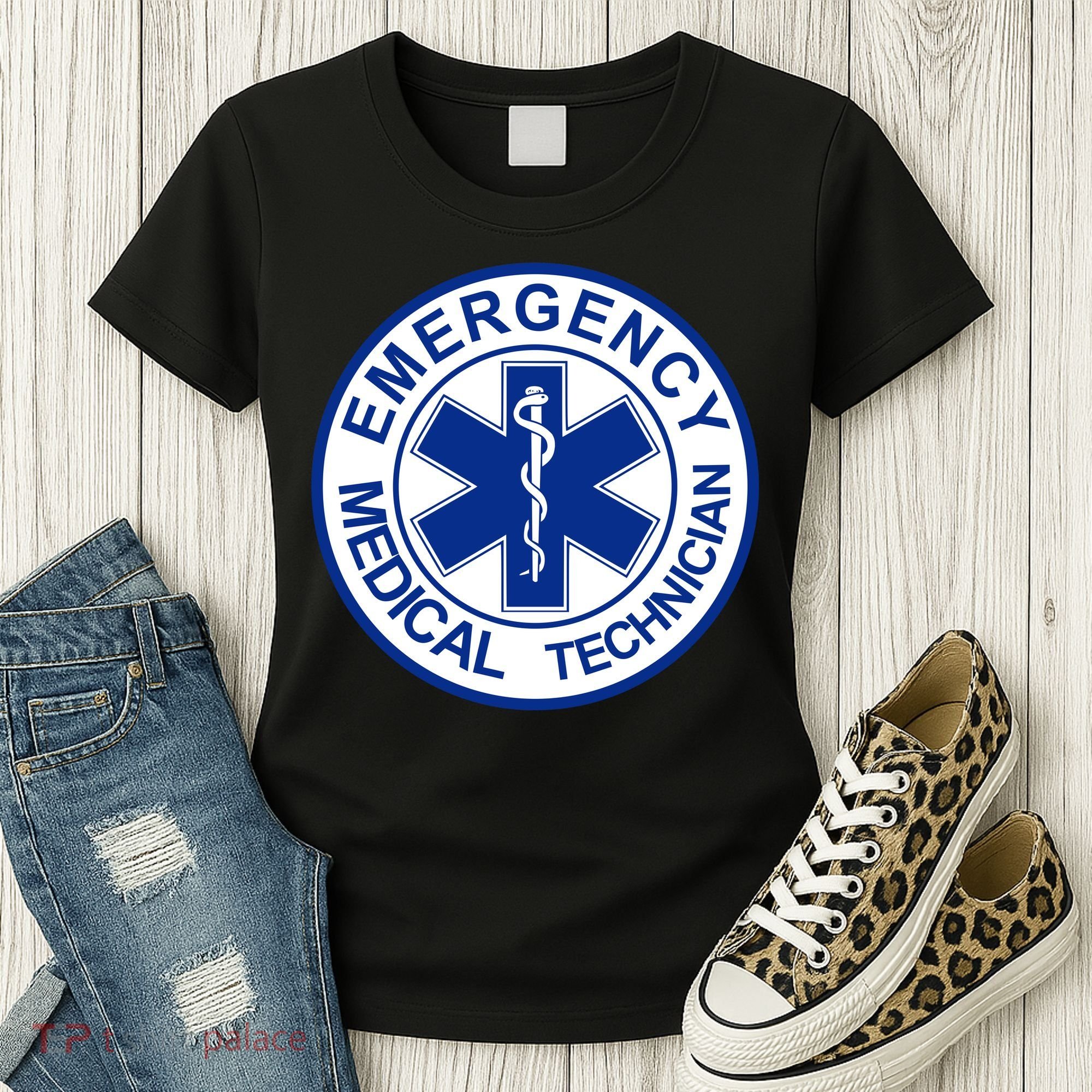 EMT Emergency Medical Technician Logo Women's T-Shirt