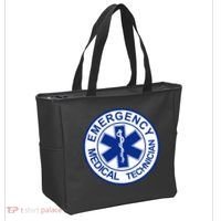 EMT Emergency Medical Technician Logo Tote Bag thumb 2