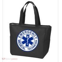EMT Emergency Medical Technician Logo Tote Bag thumb 3