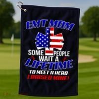 EMT Mom Golf Towel thumb 1