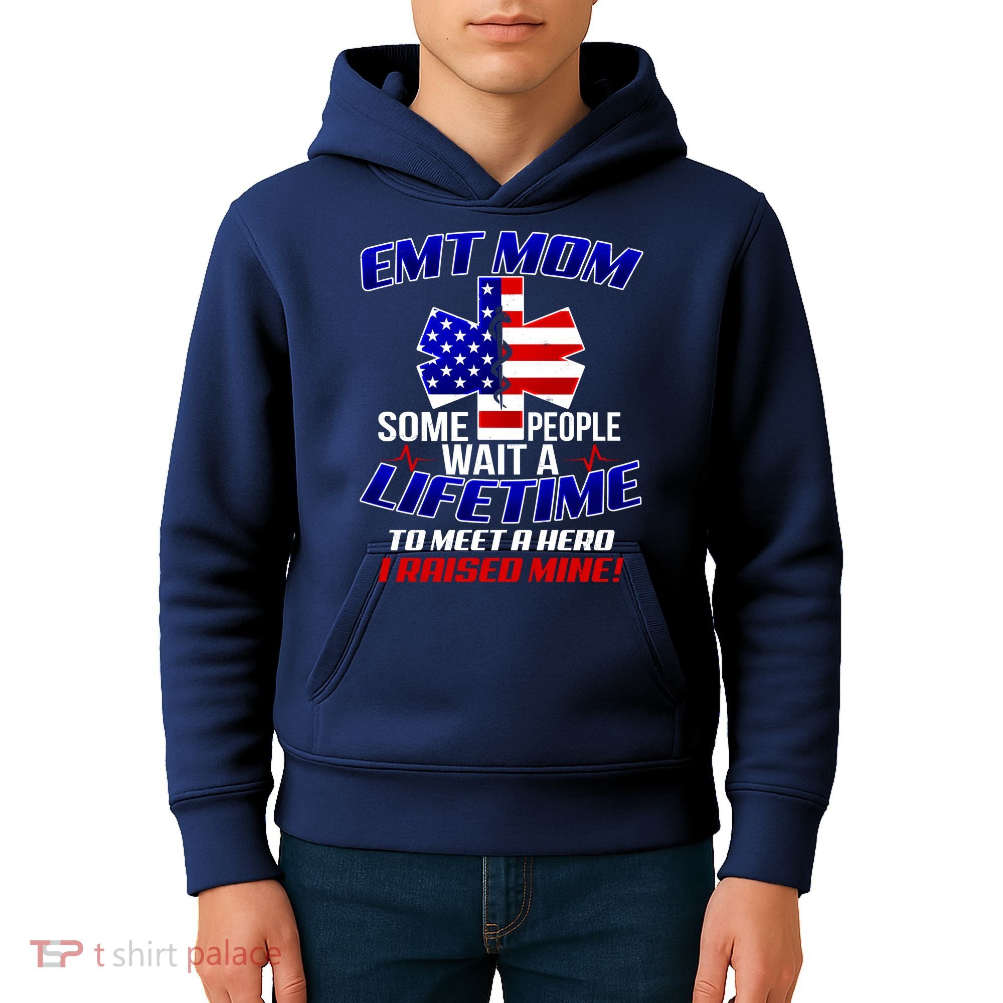 EMT Mom Kids Hoodie