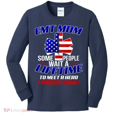 EMT Mom Kids Long Sleeve Shirt