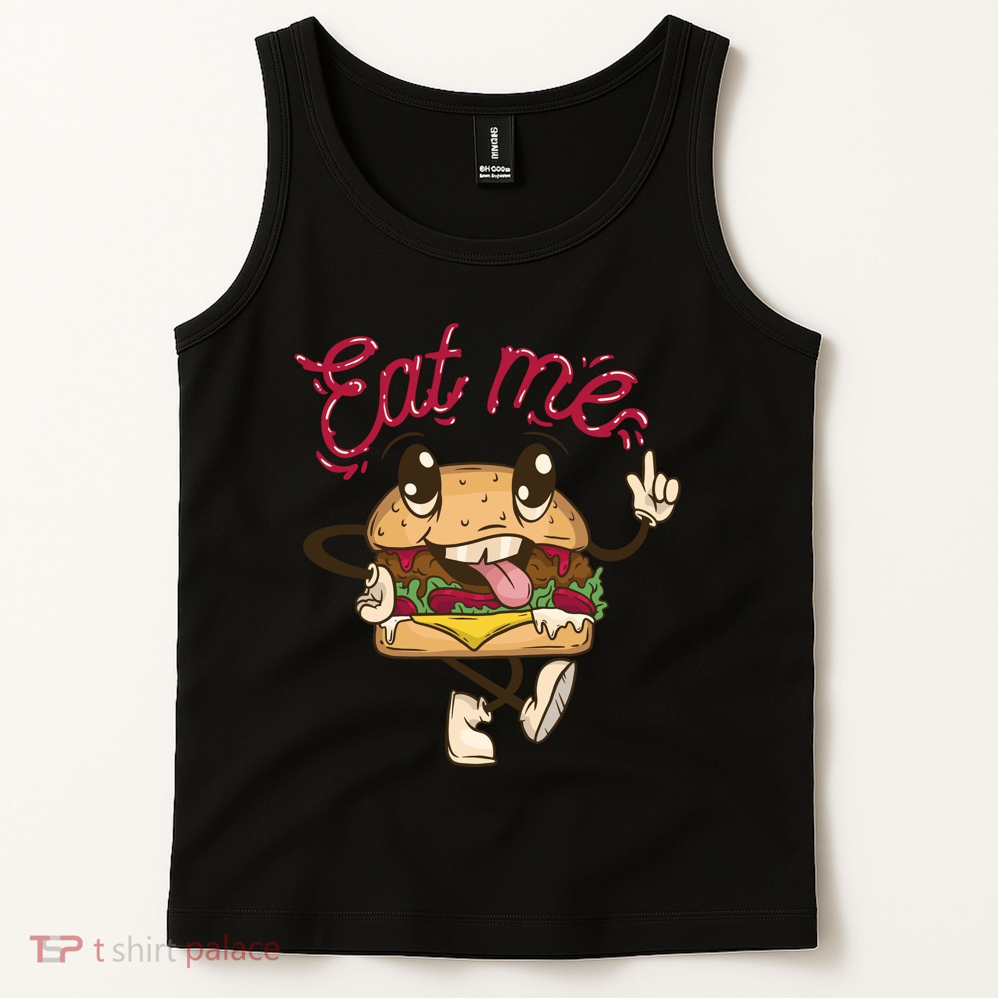 Eat Me Tasty Burger Tank Top