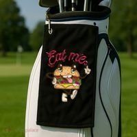 Eat Me Tasty Burger Golf Towel thumb 2