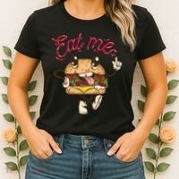 Eat Me Tasty Burger Women's T-Shirt thumb 2