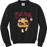 Eat Me Tasty Burger Kids Sweatshirt thumb 0