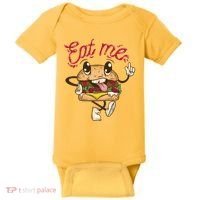 Eat Me Tasty Burger Baby Bodysuit thumb 0