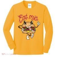 Eat Me Tasty Burger Kids Long Sleeve Shirt thumb 0