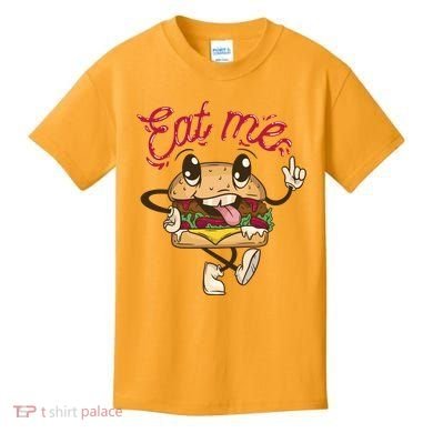 Eat Me Tasty Burger Kids T-Shirt