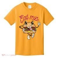 Eat Me Tasty Burger Kids T-Shirt thumb 0