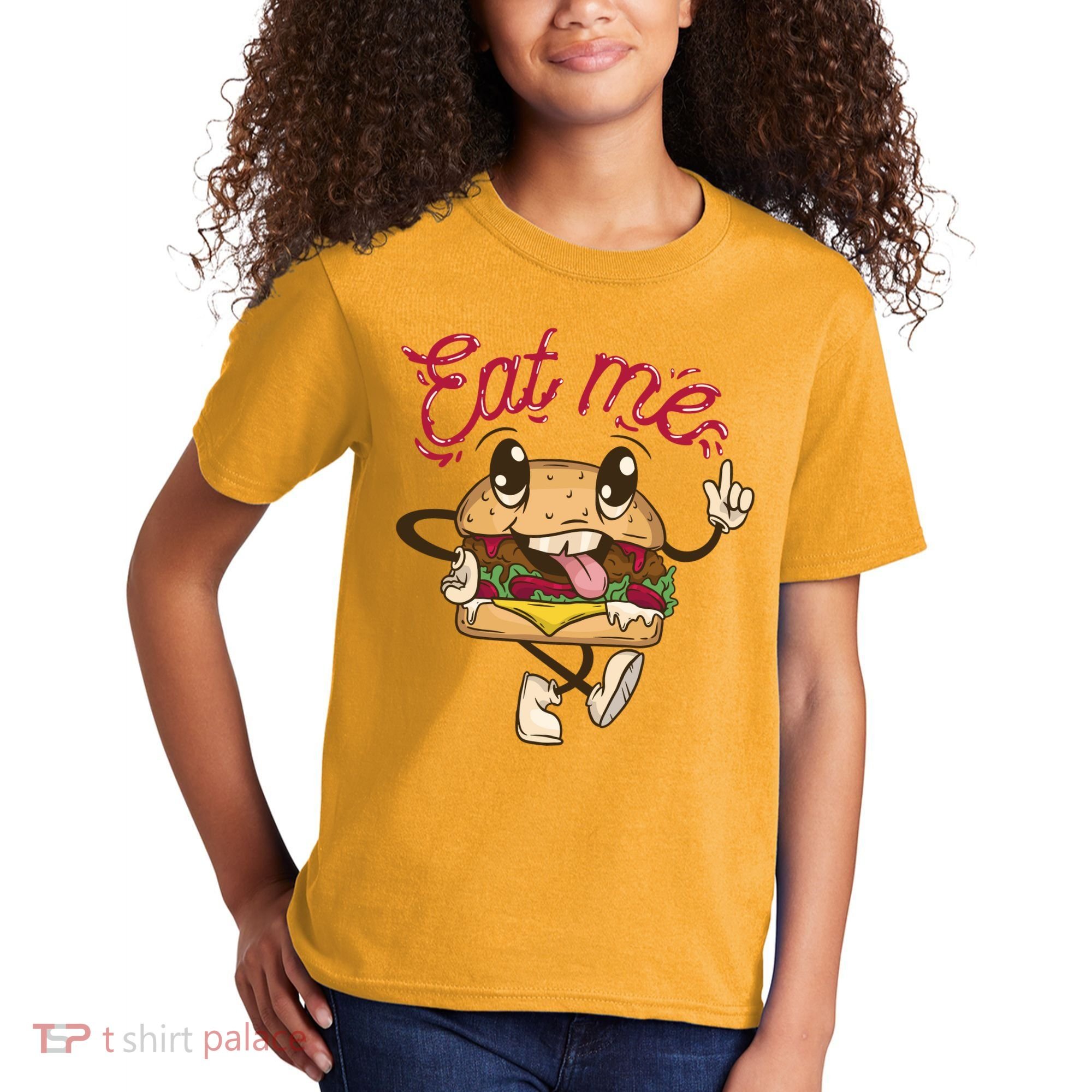 Eat Me Tasty Burger Kids T-Shirt