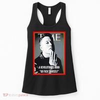 Elon Musk The Time A Revolution Is Born Go Fuck Yourself Women's Tank Top thumb 0