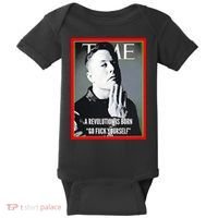 Elon Musk The Time A Revolution Is Born Go Fuck Yourself Baby Bodysuit thumb 0
