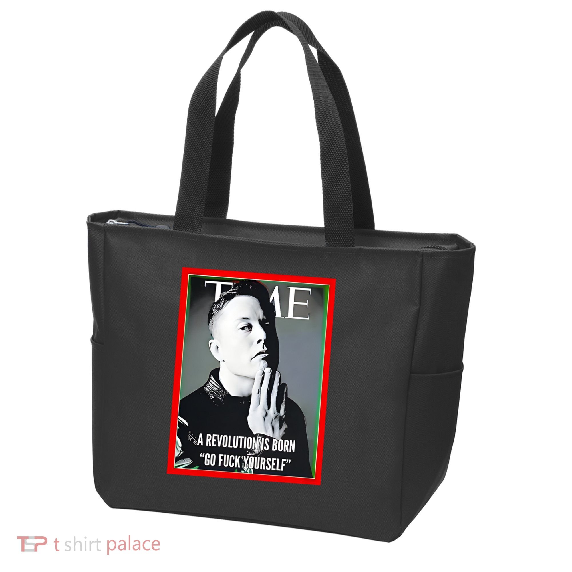 Elon Musk The Time A Revolution Is Born Go Fuck Yourself Tote Bag