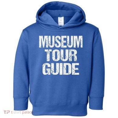 Easy Museum Tour Guide Costume Halloween Outfit Toddler Hoodie