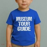 Easy Museum Tour Guide Costume Halloween Outfit Toddler T-Shirt thumb 2