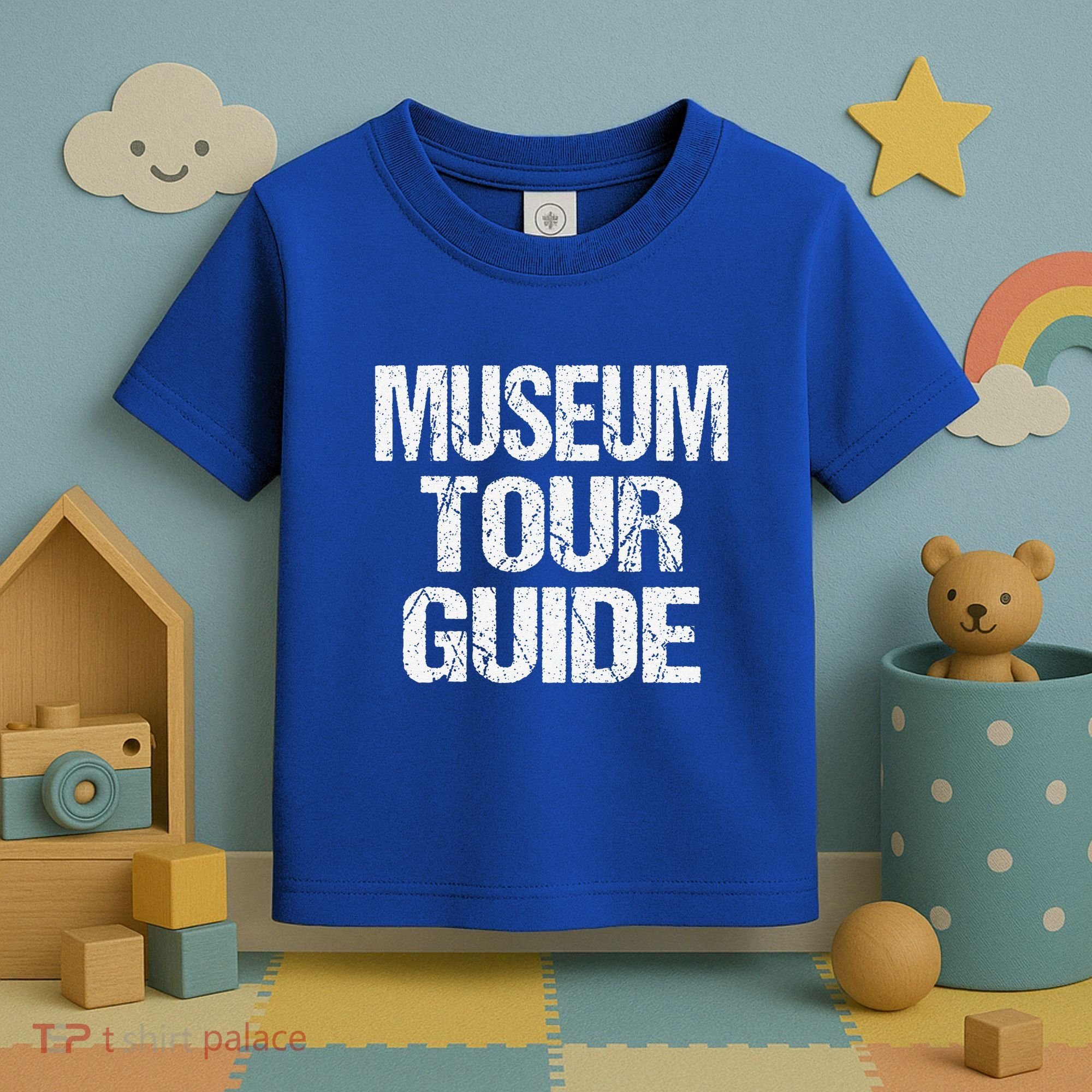 Easy Museum Tour Guide Costume Halloween Outfit Toddler T-Shirt