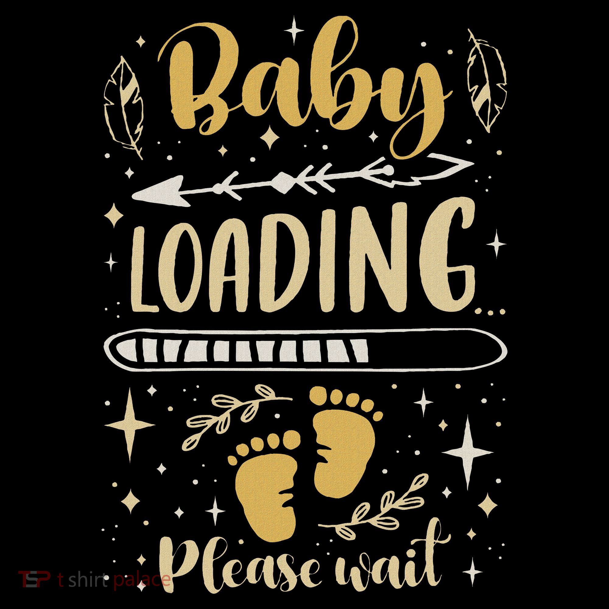 Expecting Mom To Be, Pregnancy Announcement, Baby Loading Mousepad