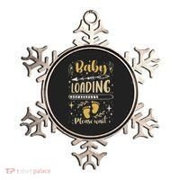 Expecting Mom To Be, Pregnancy Announcement, Baby Loading Ornament thumb 0