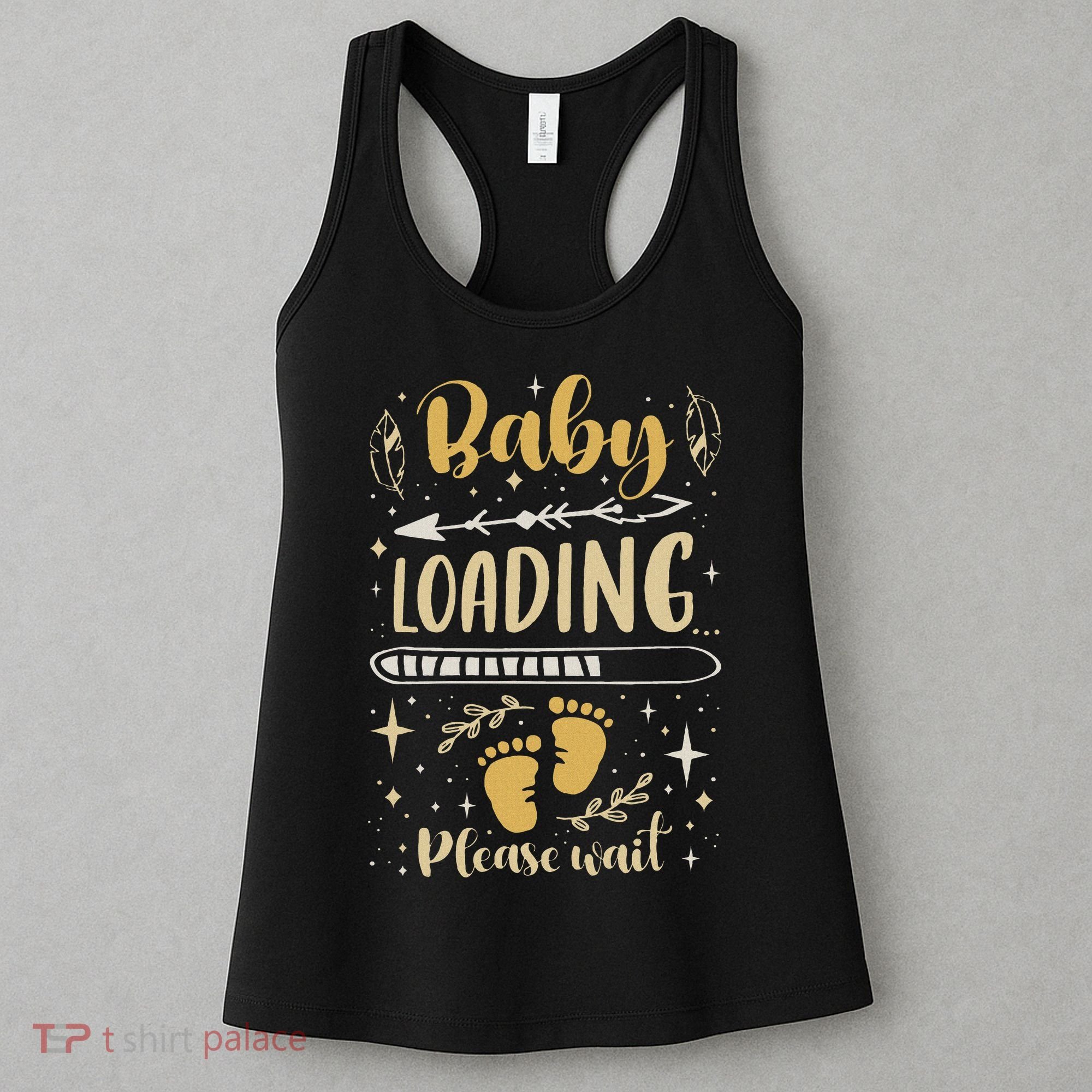 Expecting Mom To Be, Pregnancy Announcement, Baby Loading Women's Tank Top