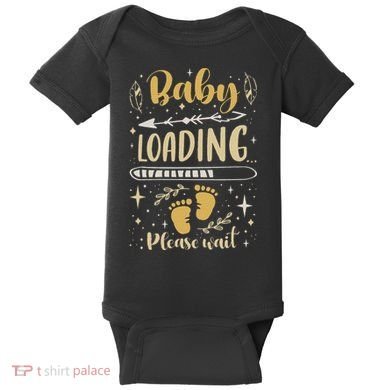 Expecting Mom To Be, Pregnancy Announcement, Baby Loading Baby Bodysuit