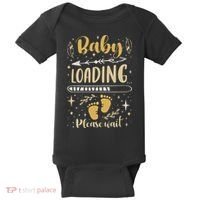 Expecting Mom To Be, Pregnancy Announcement, Baby Loading Baby Bodysuit thumb 0
