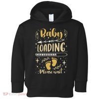 Expecting Mom To Be, Pregnancy Announcement, Baby Loading Toddler Hoodie thumb 0