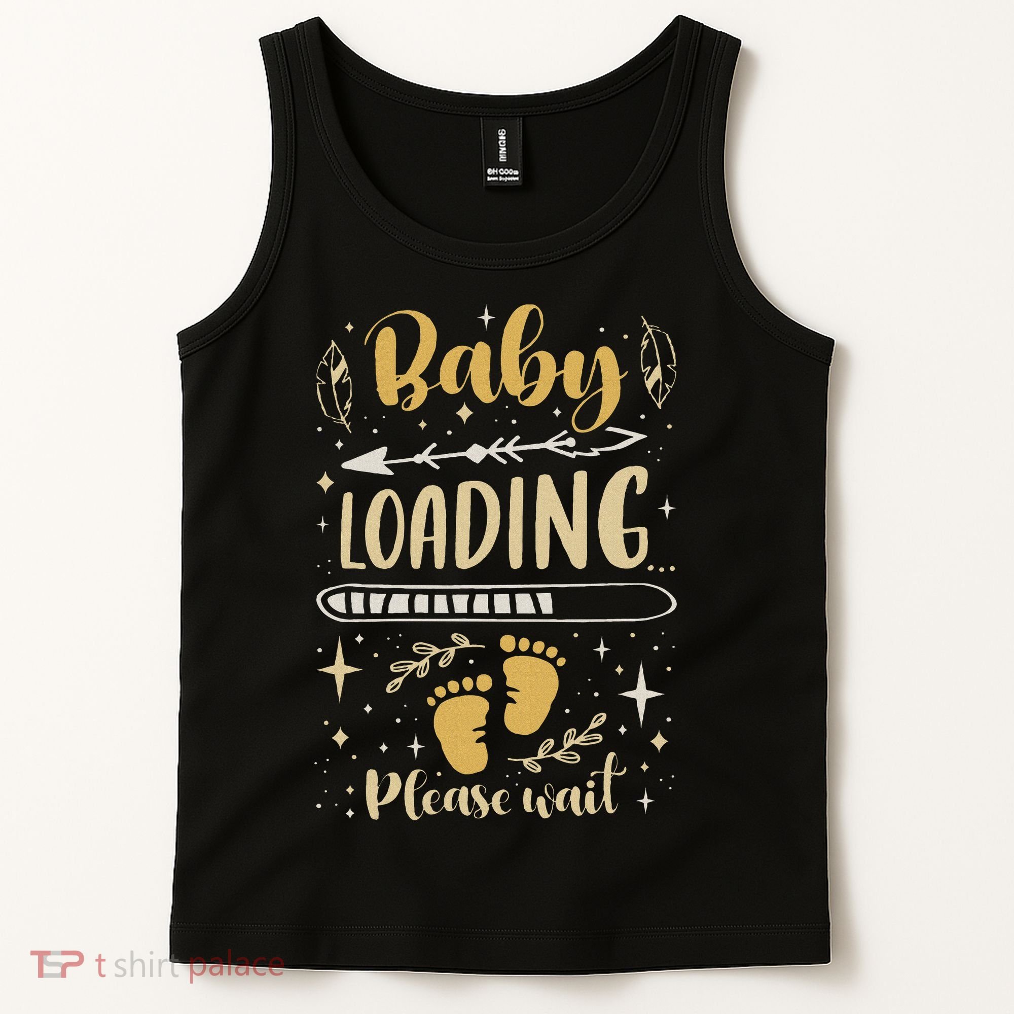 Expecting Mom To Be, Pregnancy Announcement, Baby Loading Tank Top
