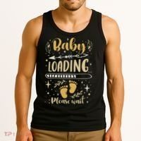 Expecting Mom To Be, Pregnancy Announcement, Baby Loading Tank Top thumb 3