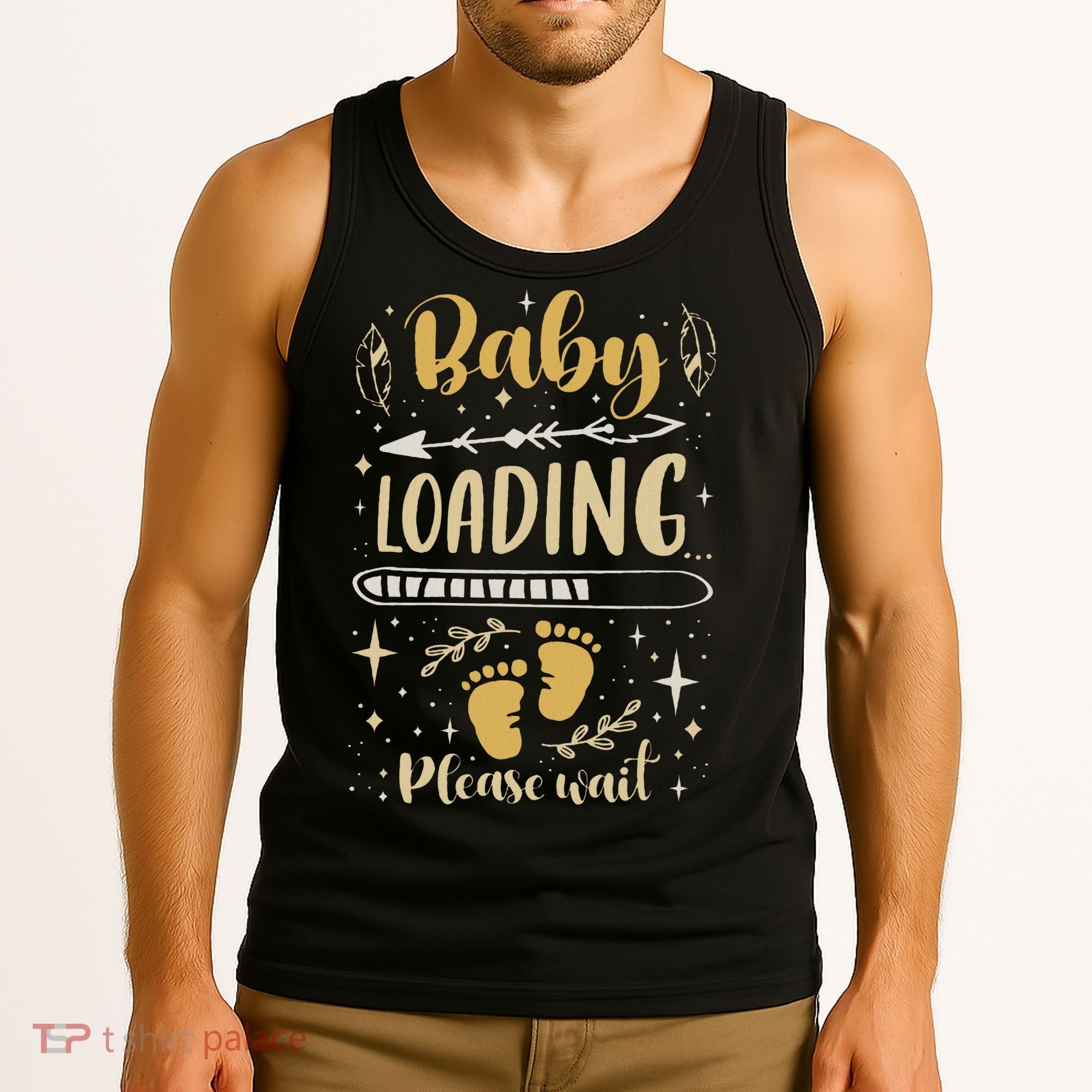 Expecting Mom To Be, Pregnancy Announcement, Baby Loading Tank Top