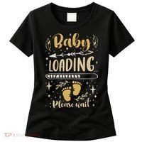 Expecting Mom To Be, Pregnancy Announcement, Baby Loading Women's T-Shirt thumb 0