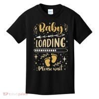 Expecting Mom To Be, Pregnancy Announcement, Baby Loading Kids T-Shirt thumb 0