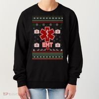 EMT Medic Ugly Christmas Sweater Women's Sweatshirt thumb 0