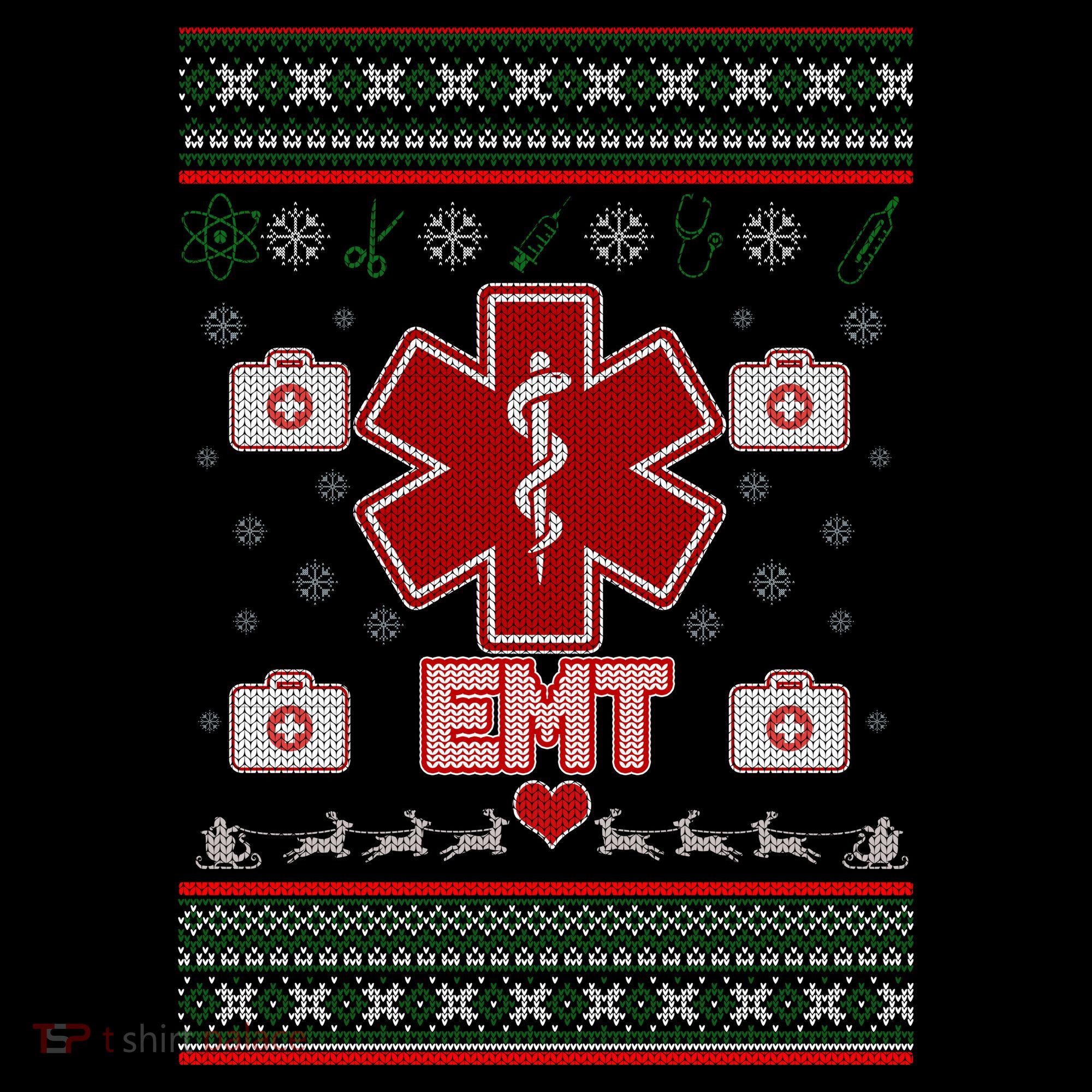 EMT Medic Ugly Christmas Sweater Coffee Mug