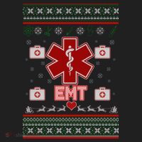 EMT Medic Ugly Christmas Sweater Beanie thumb 2