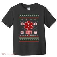 EMT Medic Ugly Christmas Sweater Toddler T-Shirt thumb 0