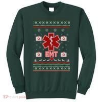 EMT Medic Ugly Christmas Sweater Sweatshirt thumb 0