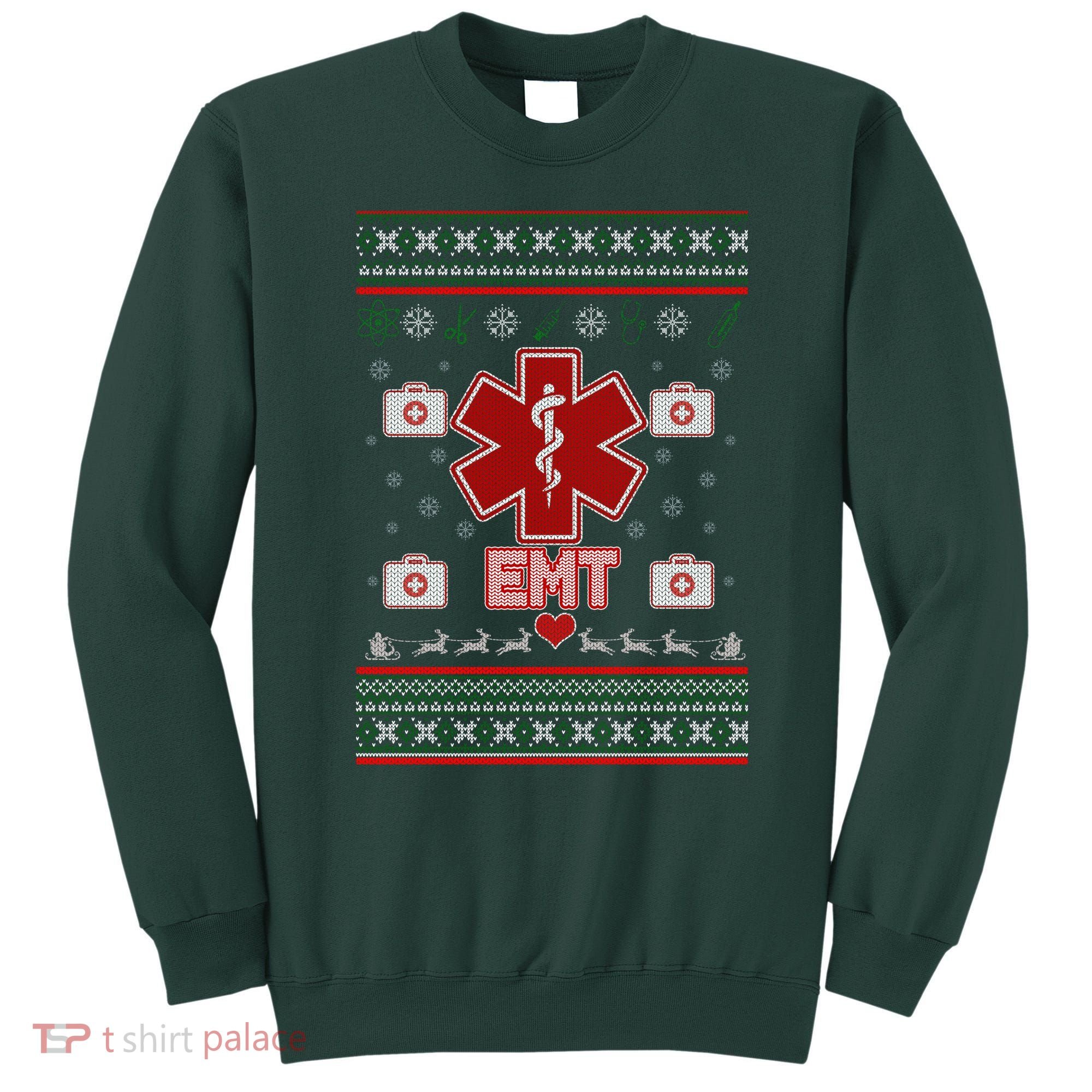 EMT Medic Ugly Christmas Sweater Sweatshirt