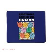 Emotions Make Us Human Retro Mental Health Positive Quote Mousepad thumb 0