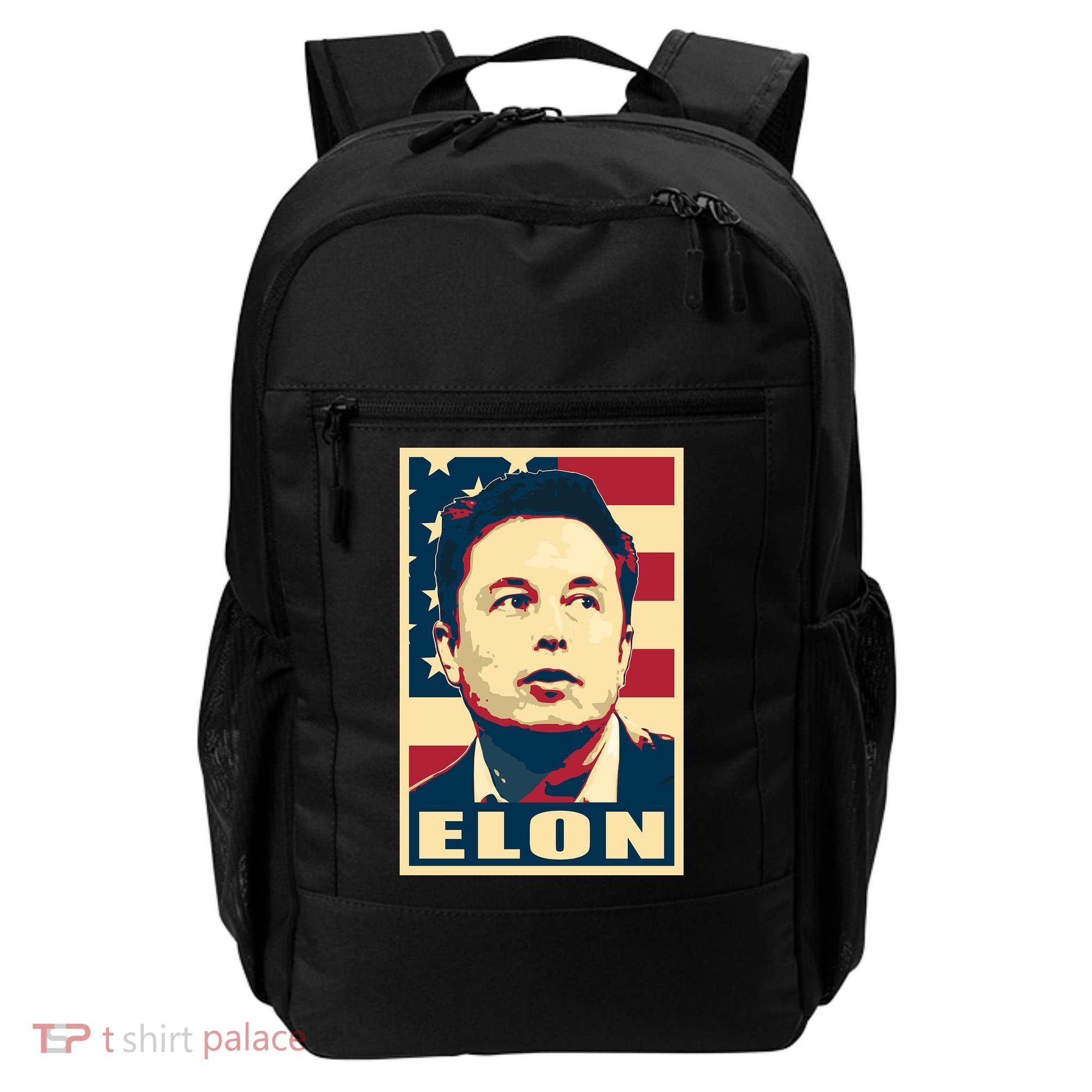 Elon Musk USA Retro Backpack