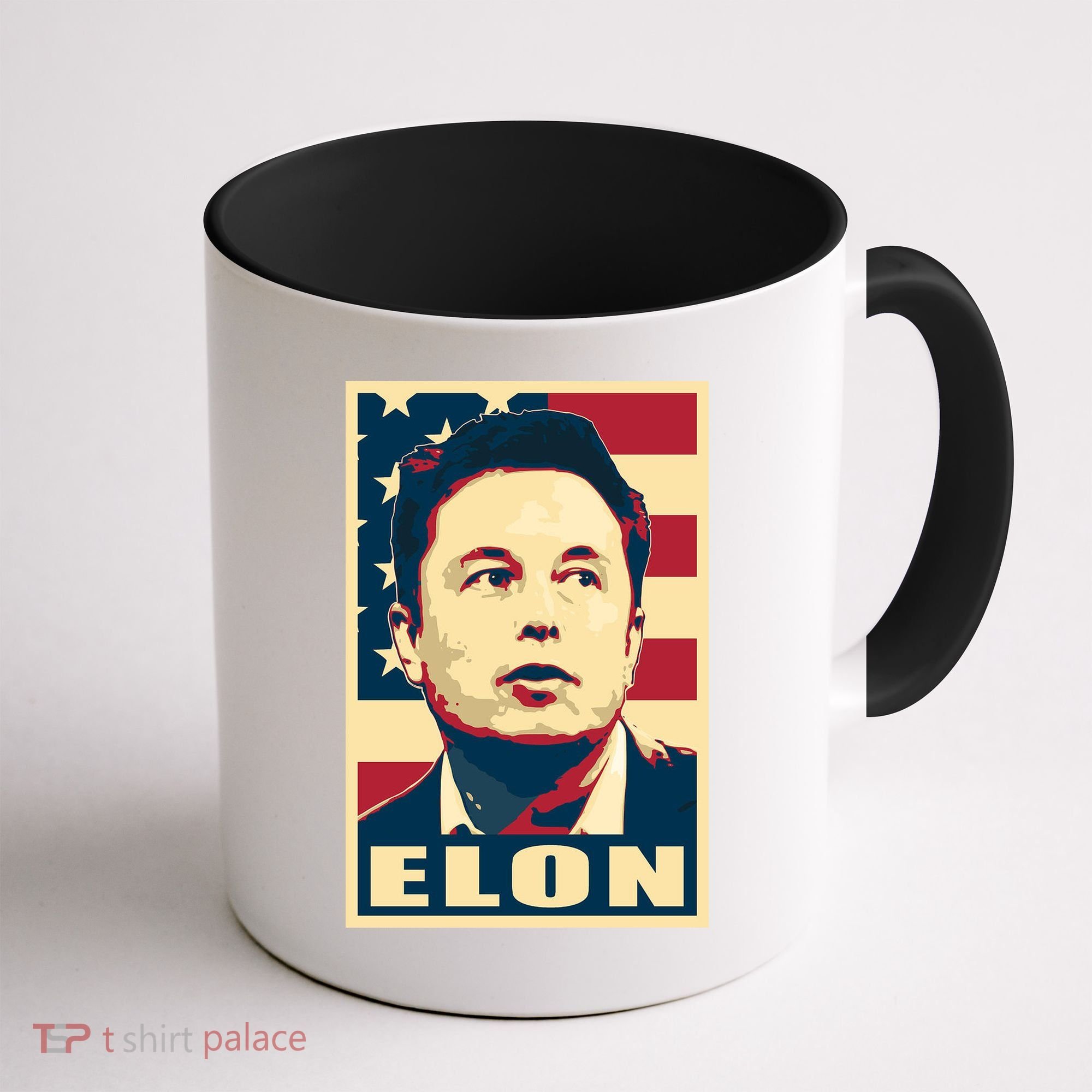 Elon Musk USA Retro Coffee Mug