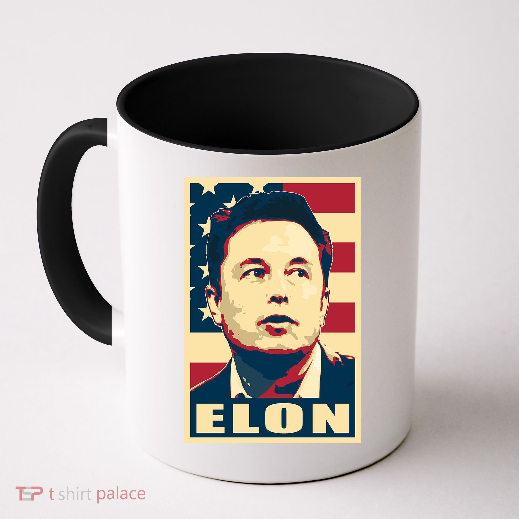Elon Musk USA Retro Coffee Mug