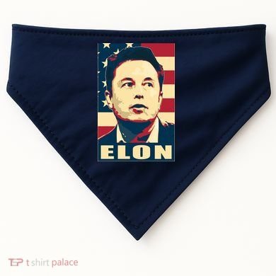 Elon Musk USA Retro USA-Made Doggie Bandana