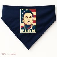 Elon Musk USA Retro USA-Made Doggie Bandana thumb 0