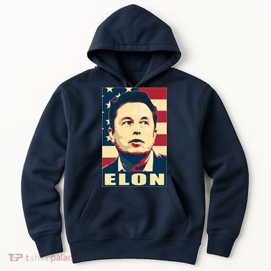Elon Musk USA Retro Hoodie