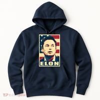 Elon Musk USA Retro Hoodie thumb 0