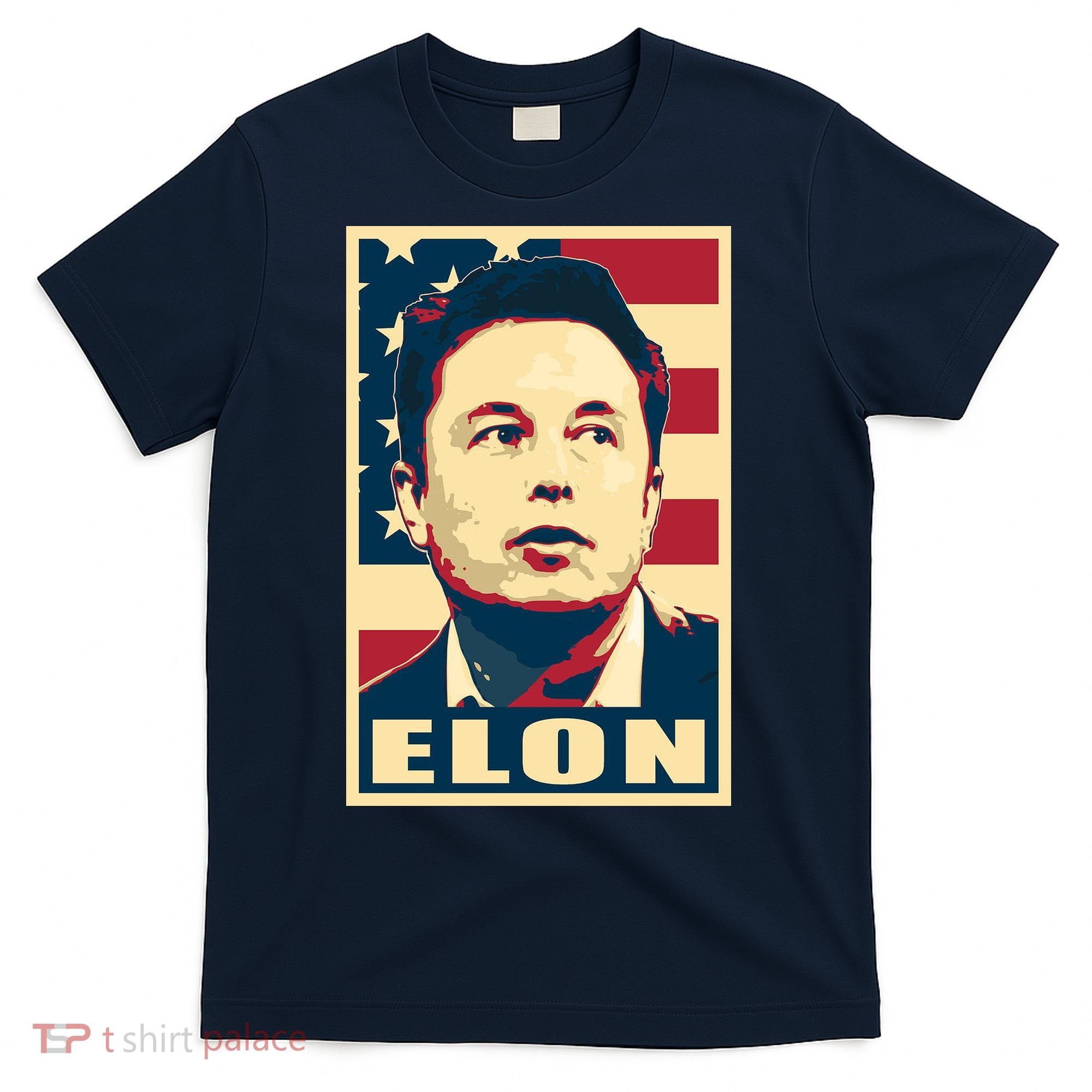 Elon Musk USA Retro T-Shirt
