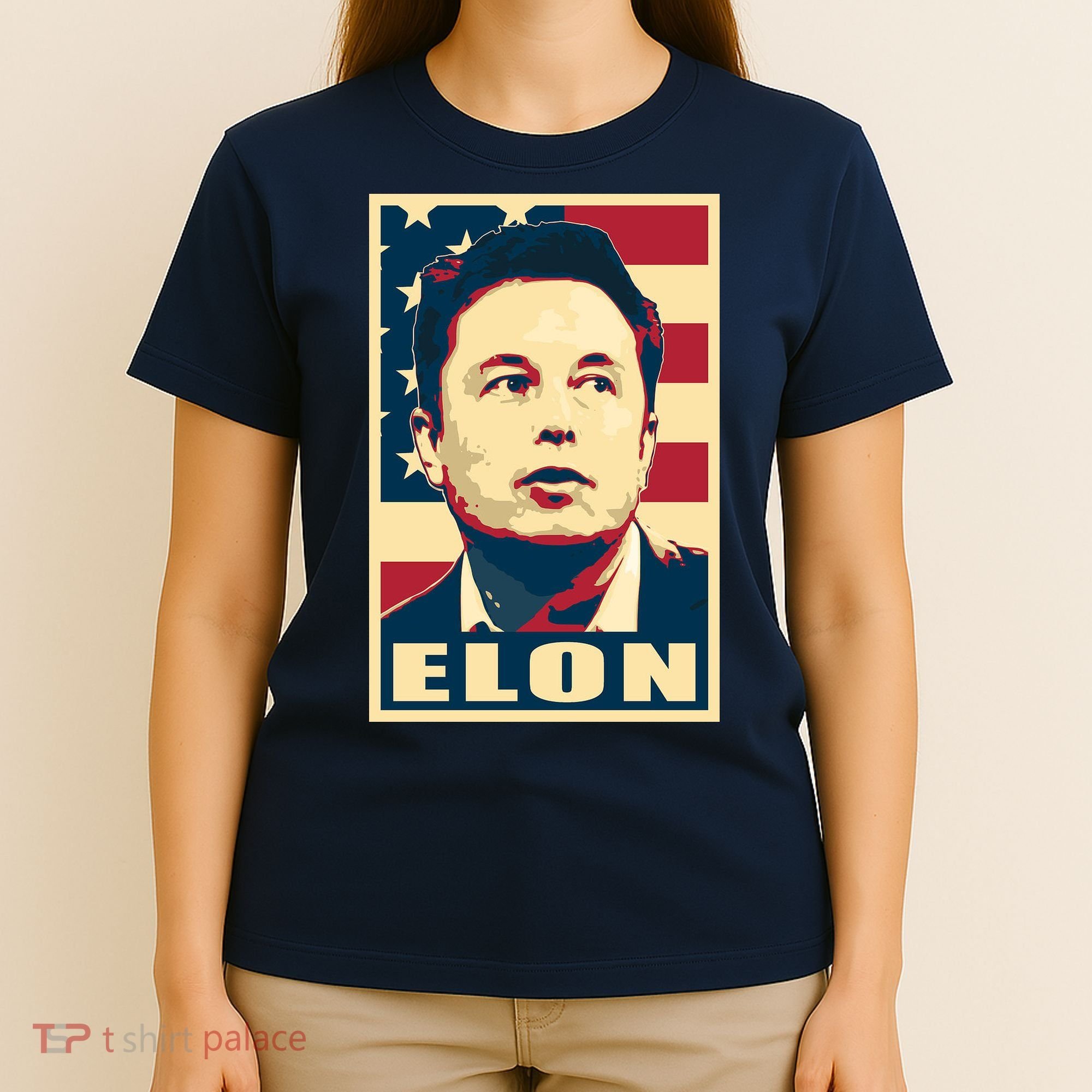 Elon Musk USA Retro T-Shirt